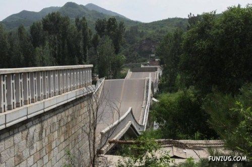 Overloaded Truck Causes Bridge Collapse In China