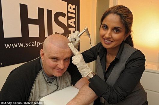 The Permanent Hair Tattoo Technique