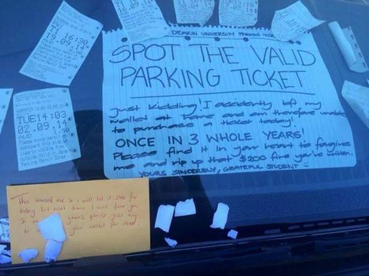 Awesomely Aggressive Windshield Notes You Should Totally Use