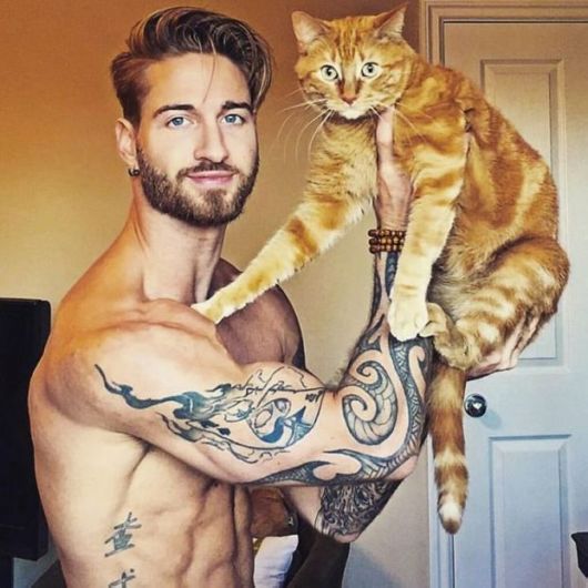 The Magical Pair Of Hot Dudes And Kittens