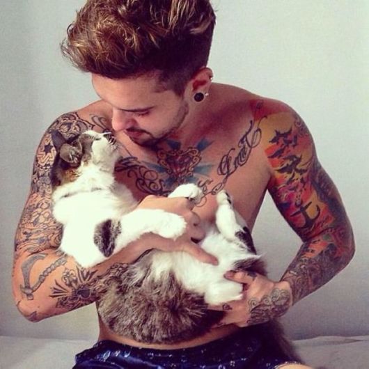 The Magical Pair Of Hot Dudes And Kittens