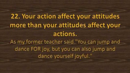 An Advice For A Better Life