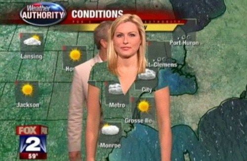 This Is Why Meteorologists Shouldn't Wear Green