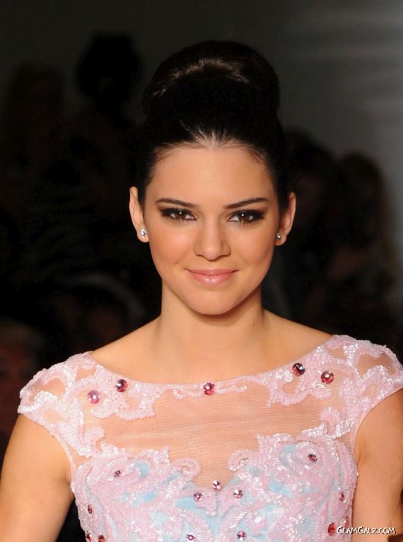 Kendall Jenner Walks Ramp For Sherri Hill Fashion Show
