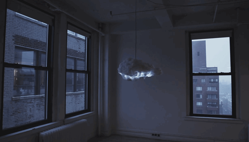 Cloud Lamp Brings Thunderstorm Into Your Living Room