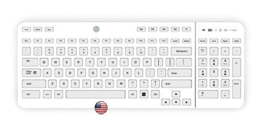 Wireless Keyboard With Multi Function Shortcut And Language Keys
